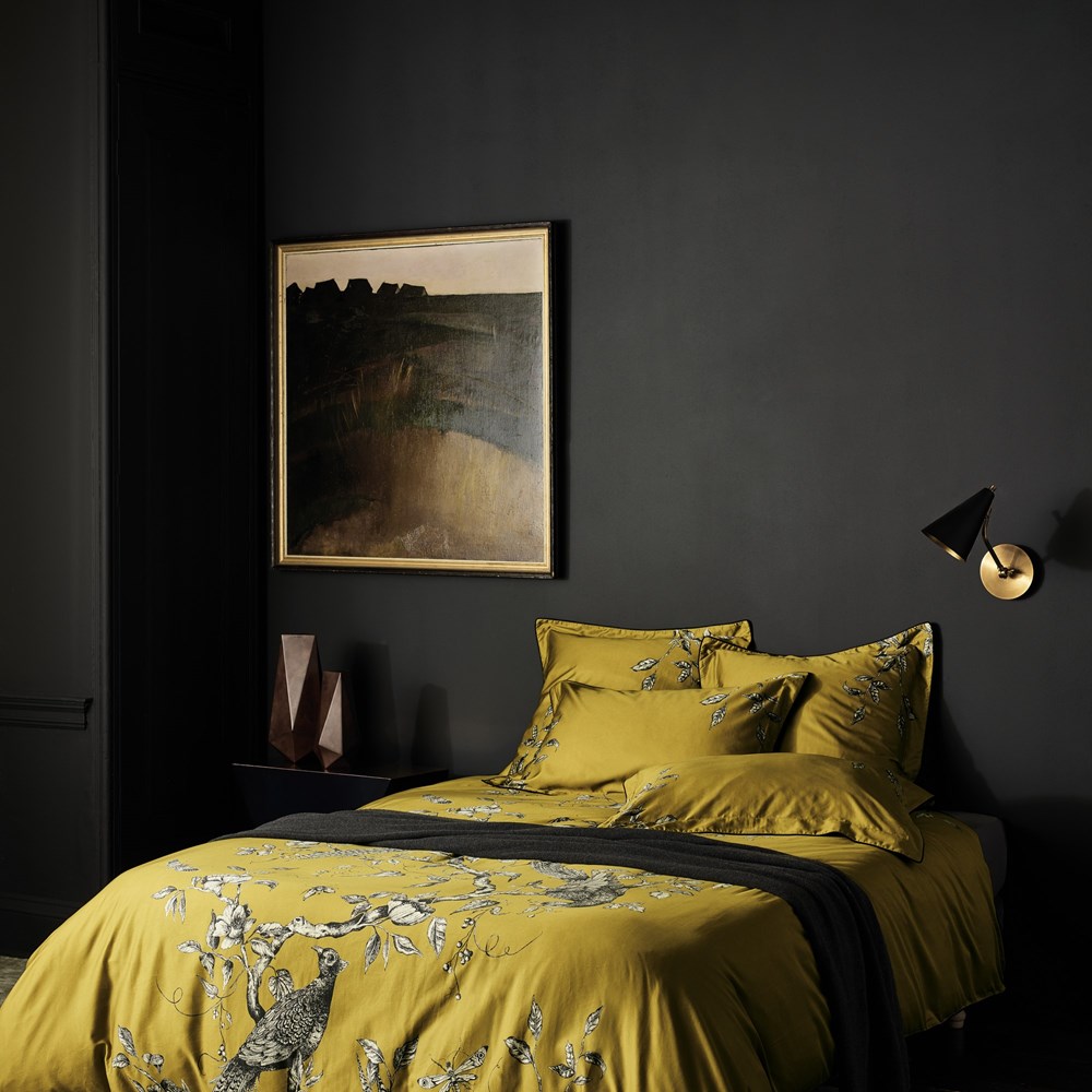 Darnley Toile Bedding by Zoffany in Tiger Eye Yellow